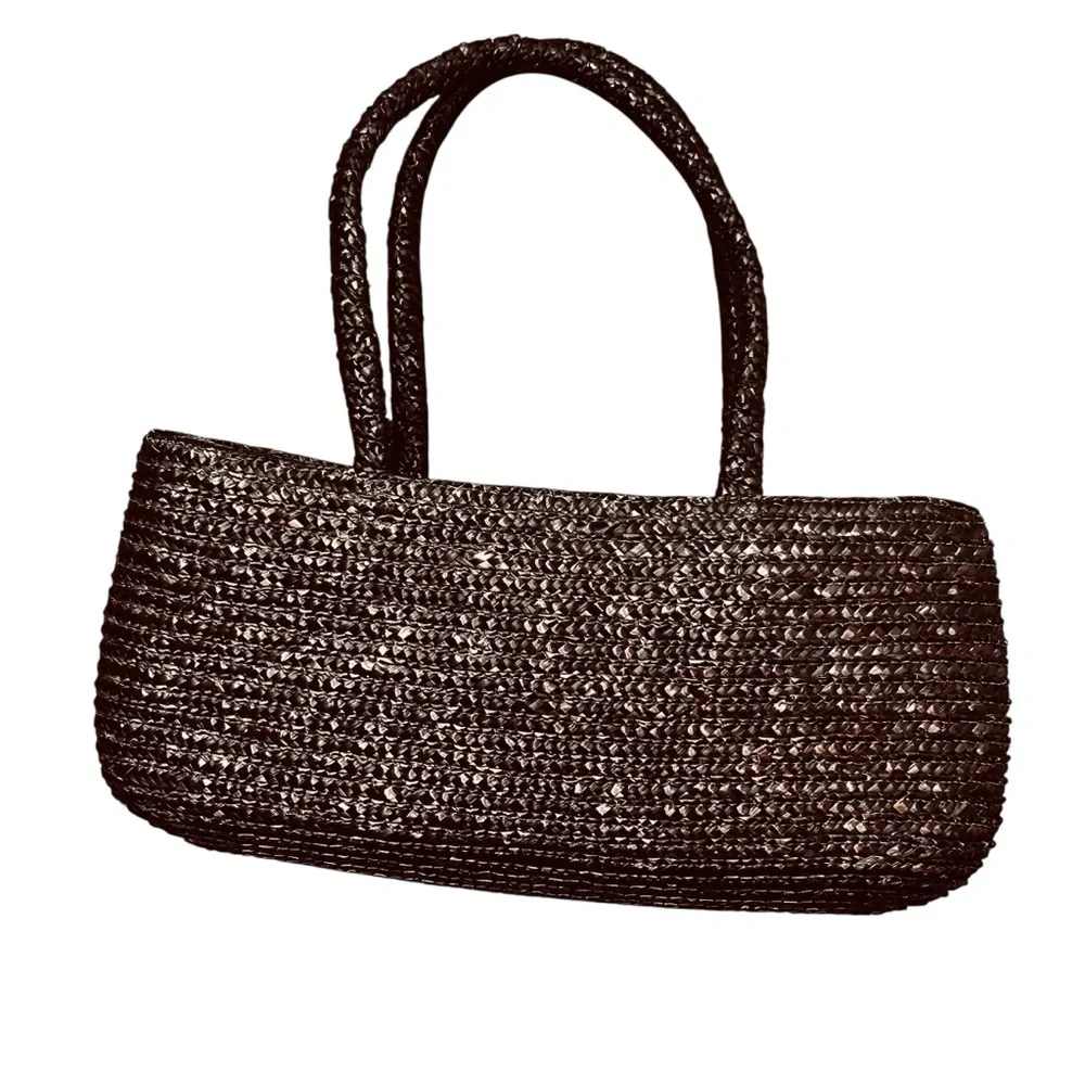 Flora Bella Straw Handbag - Picture 9 of 11
